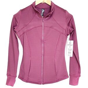 VOGO Athletic Women's Plum Zip-Up Jacket